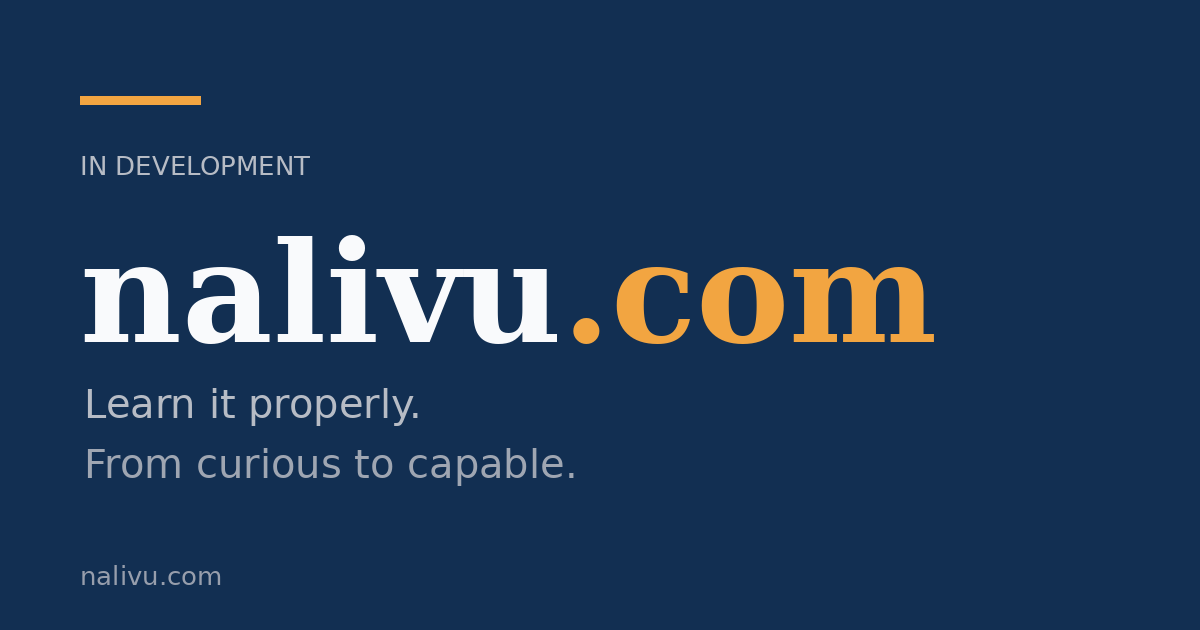 Link preview image for nalivu.com